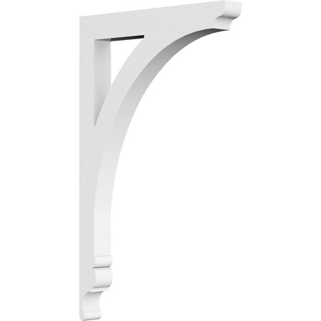 Ekena Millwork Legacy Architectural Grade PVC Bracket, 5/8"W X 5"D X 8"H BKTP01X05X08LE